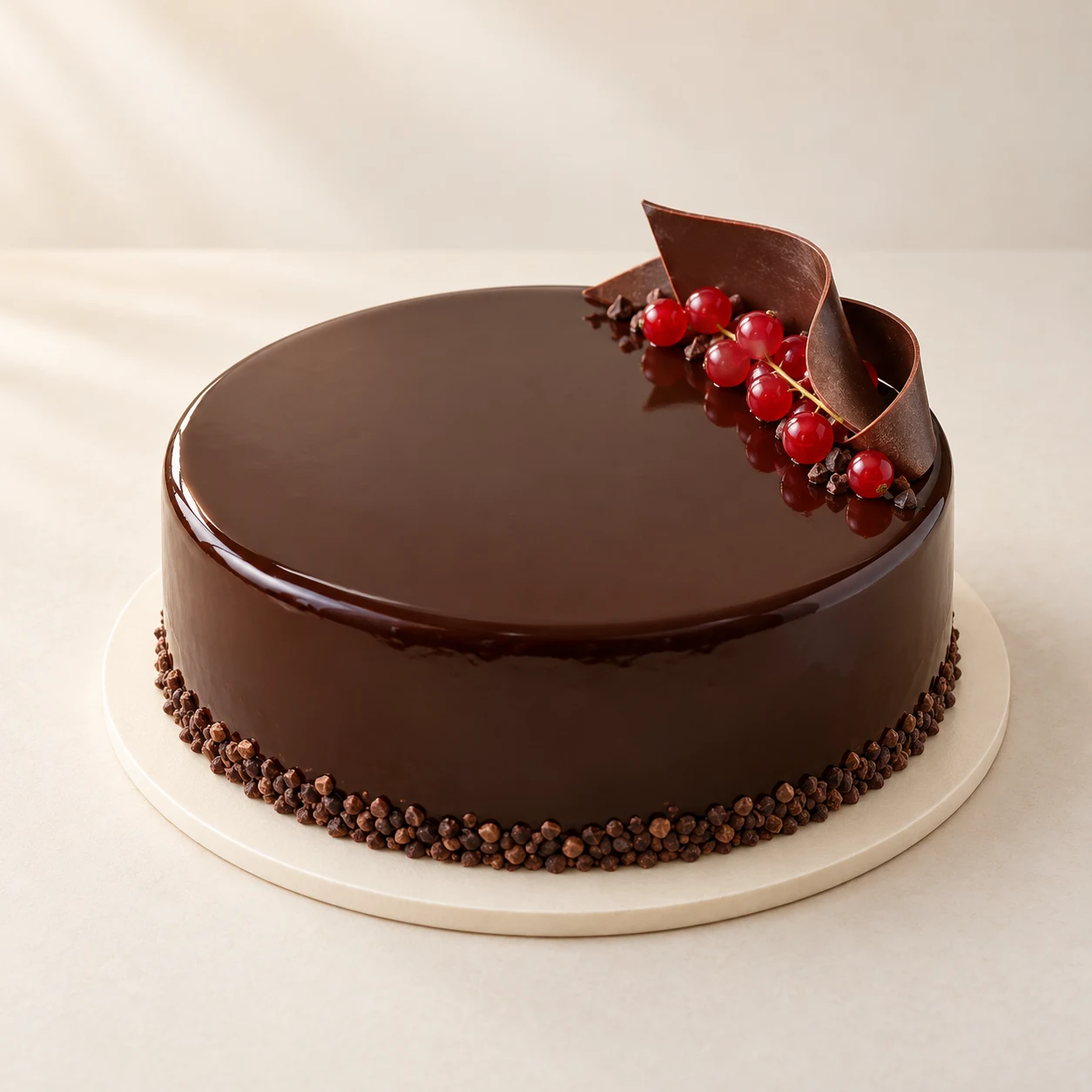 Chocolate Mirror Glaze