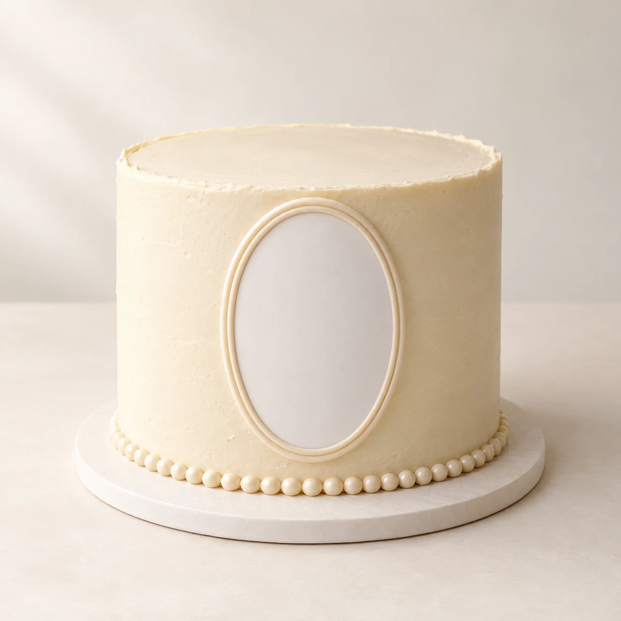Minimal Portrait Cake