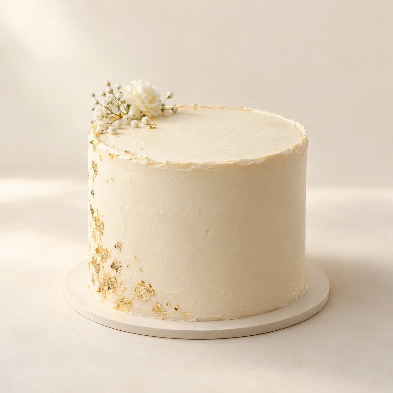Ivory Gold Leaf